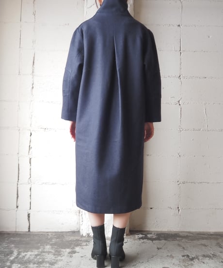 Stand Collar Double Breasted Coat NV