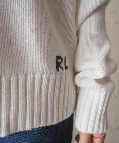 POLO Ralph Lauren POLO Bear Cotton Sweater WH