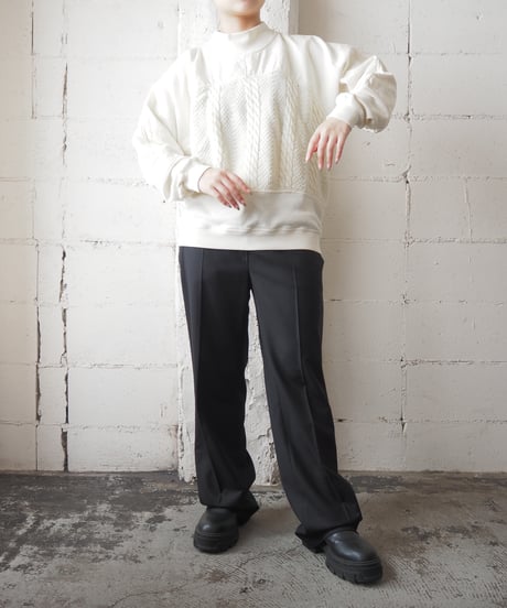 Knit × Nylon Docking Sweat IV