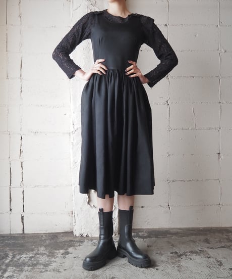 Waist Gather Sleeveless Dress BK