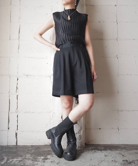 N/S Pleated Cutsewn BK