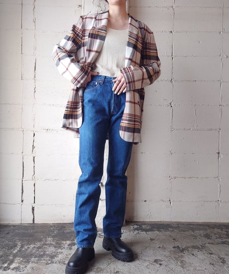 Plaid Tailored Jacket WHBKBR