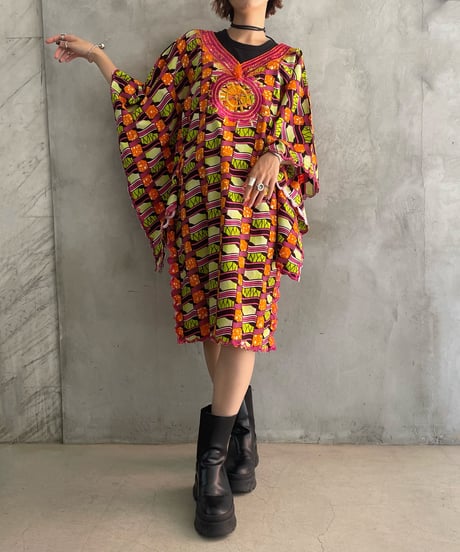 Sleeve Design African Batik Dress PIORLGN