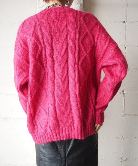 Limited Express Cable Mohair Sweater PI