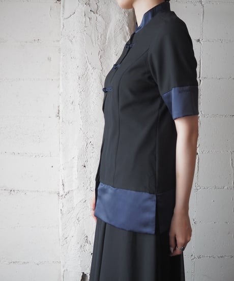 RITUALS Satin Switching China Shirt BKNV
