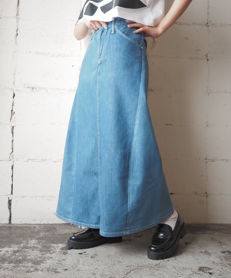 Levi's ENGINEERED Back Design Long Skirt BL