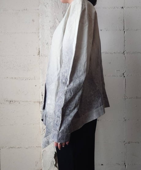 DONNA KARAN Square Hem Leather Jacket GR