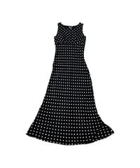 Made in USA Polka Dot Sleeveless Dress BKWH
