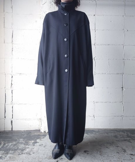 Dolman Soutien Collar Coat BK
