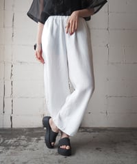FLAX Linen Wide Easy Pants WH
