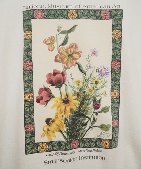 Flower Print Tee WH