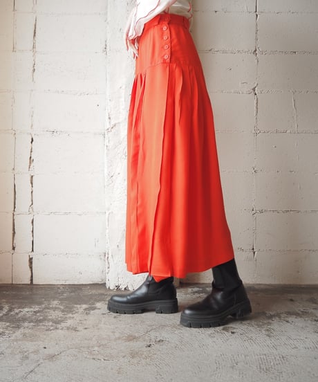 ESCADA Design Slit Pleated Skirt RE