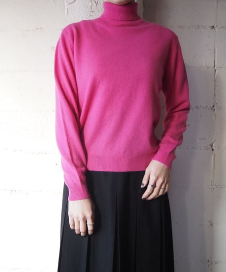 Cashmere Turtle Neck Knit PI