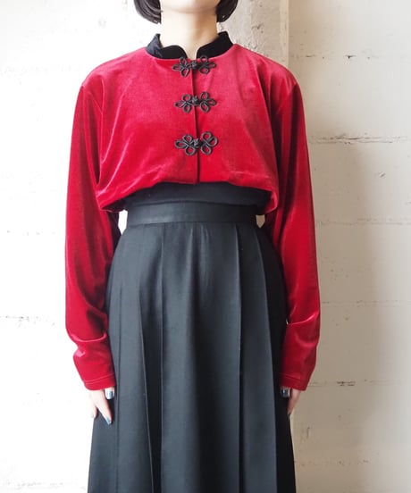 Velour Short China Shirt REBK