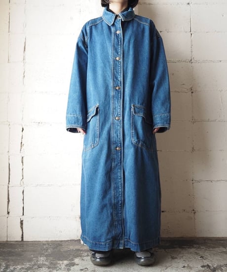 Denim Long Coat BL