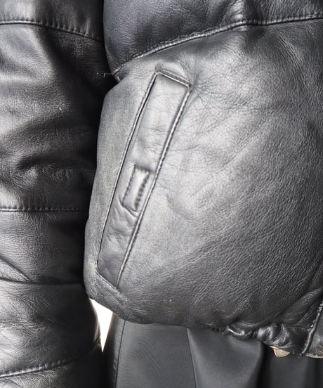 Leather Down Jacket BK