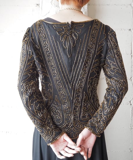 Beads Embroidery Tops BKGD