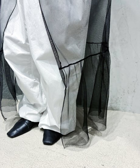 Sheer Tulle Robe BK
