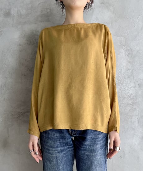 Satin Crew Neck Blouse YE