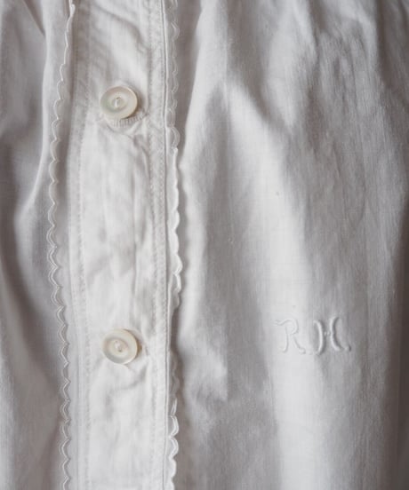 1930~40's Euro Collarless Night Dress WH