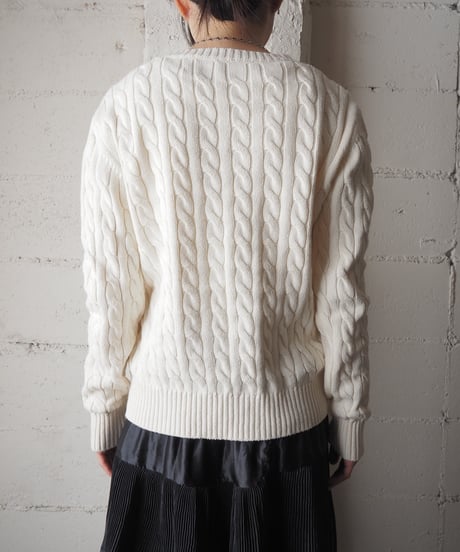 POLO RALPH LAUREN Heart Patch Knit WH RE