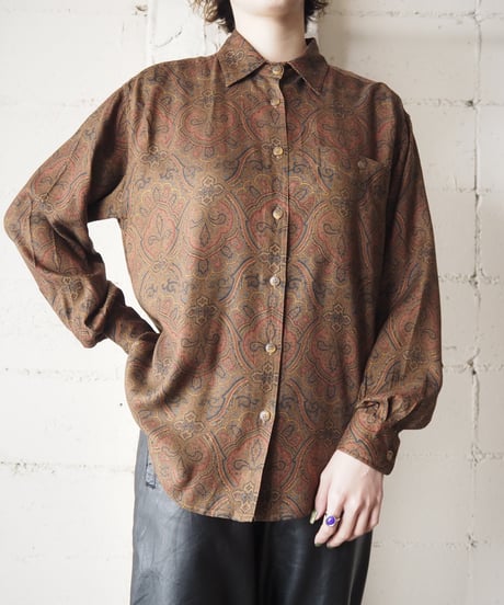 Paisley Pattern Rayon Shirt BR
