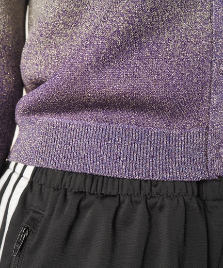 PAULE KA Crew Neck Cardigan PUR YE