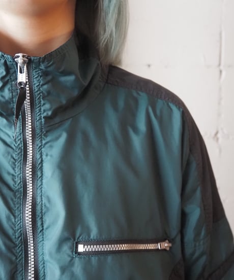 NIKE Bicolor Zip Up Jacket BK GN