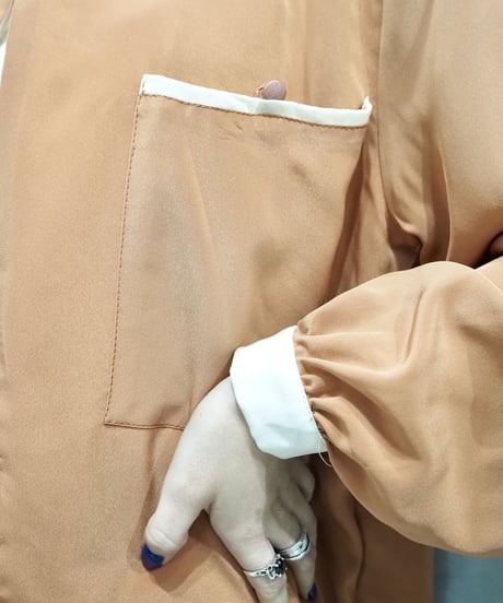 Bicolor Design Blouse ORIV