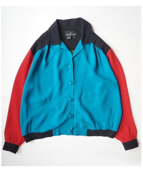 Crazy Color Silk Blouson BLREGN