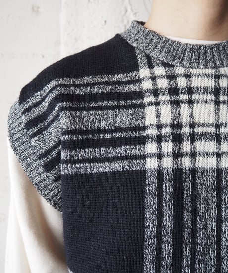 PENDLETON Check Knit Vest BKWH