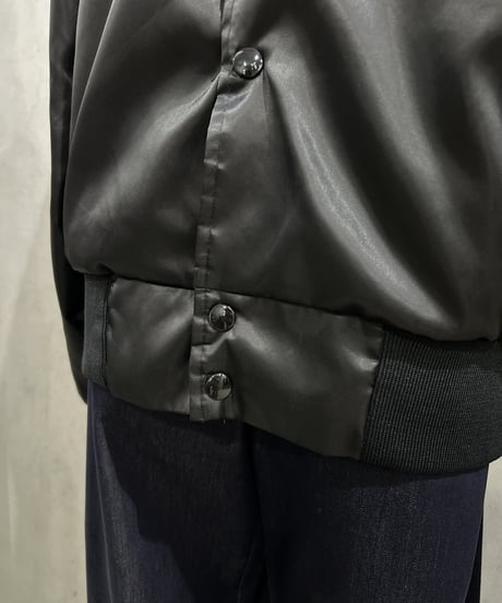 Snap Button Blouson Jacket BK