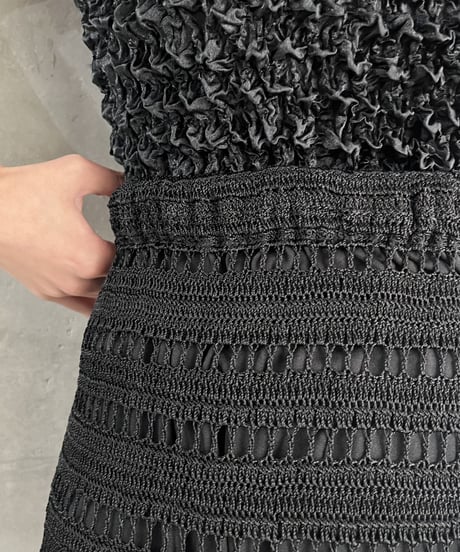 Crochet Hem Design Easy Skirt BK
