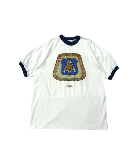 1980's American Labor Unions Print Ringer Tee WHNV