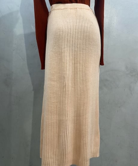 Rib Knit Tight Skirt PI