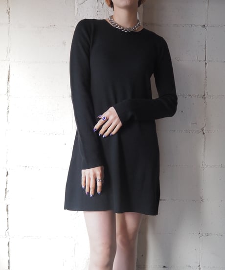 DKNY Long Knit BK