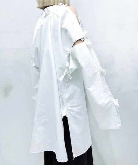 1950-60's Swedish Army Hospital Shirt Coat WH