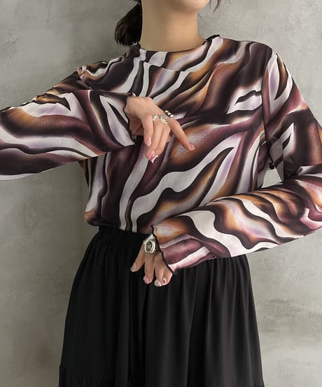 Pattern Design Sheer Cutsewn PURWH