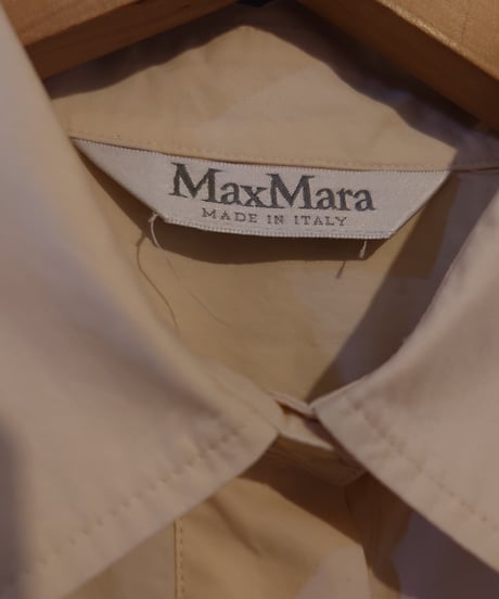 MaxMara Bicolor Long Shirt IVNV