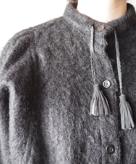 Mohair Blouson Jacket BK