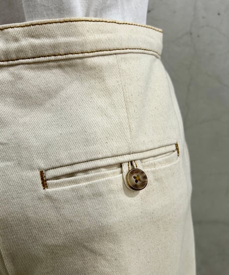 TORY BURCH Cotton Twill Wide Pants IV