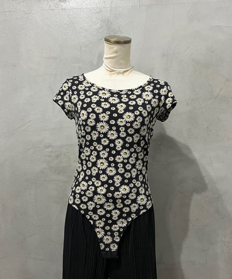 Flower Pattern Bodysuits BKWH