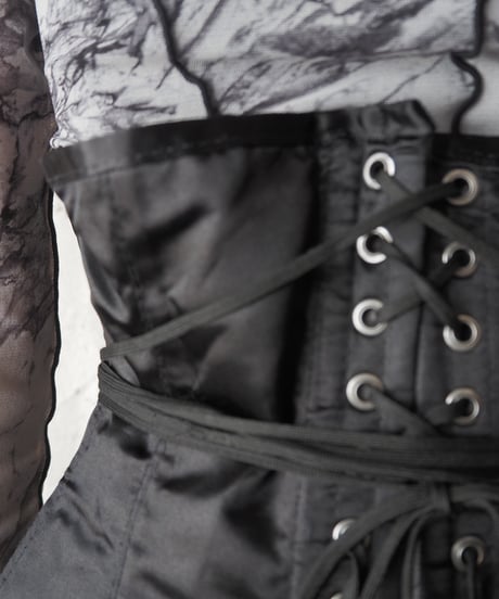 Lace Up Corset BK