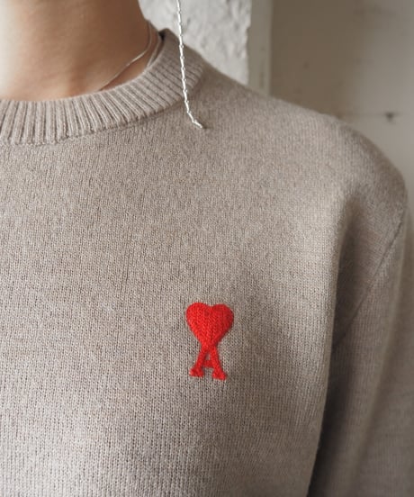 AMI PARIS Small Heart Knit BE