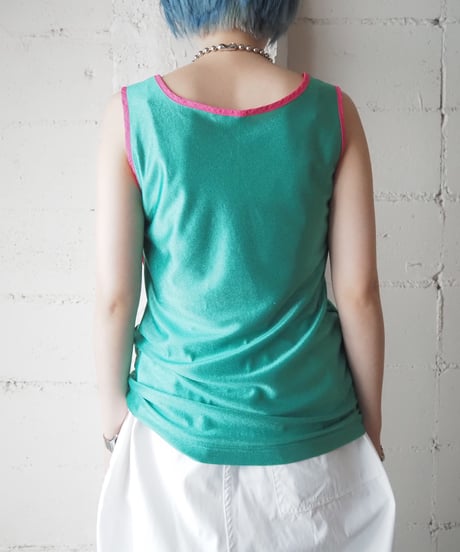 1980's French adidas Bicolor Tank Top GNPI