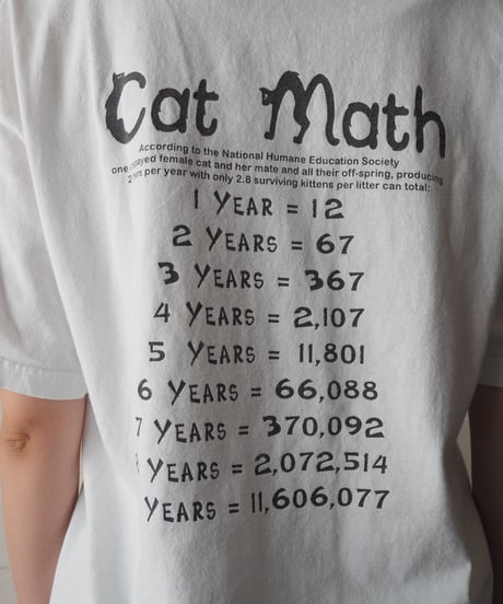 'TOWN CATS' Tee WH