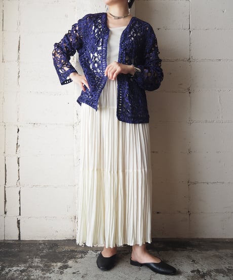 Tape Embroidery Silk Jacket PUR