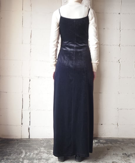Velour Camisole Dress BK