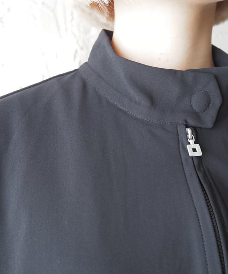 MARITHÉ FRANÇOIS GIRBAUD Double Zip Stand Collar Jacket BK