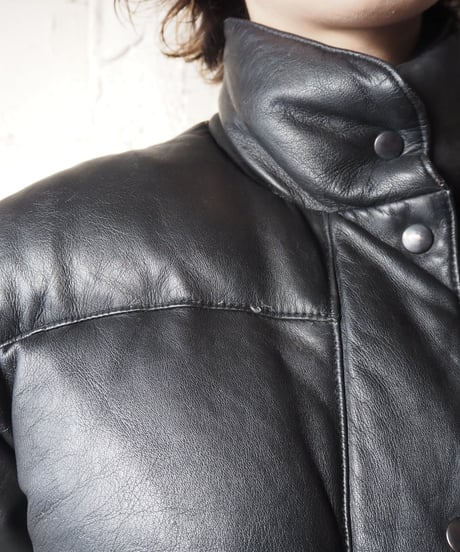 Leather Down Jacket BK